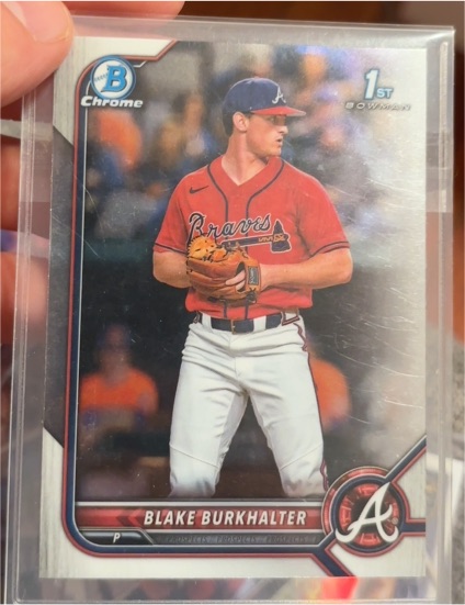 2022 Bowman Draft Chrome #BDC-10 Blake Burkhalter — front