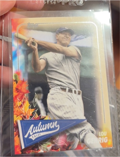 2024 Topps Update #AT-41 Lou Gehrig Autumn Tales — front