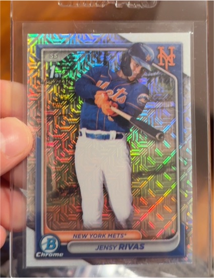 2024 Bowman Chrome #BCP-251 Jensy Rivas — front