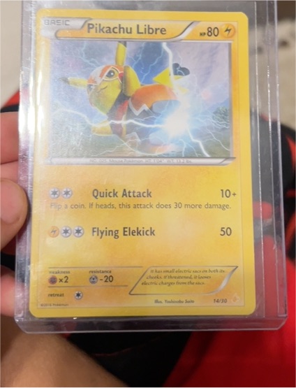 2016 Pokémon XY Trainer Kit #14 Pikachu Libre — front