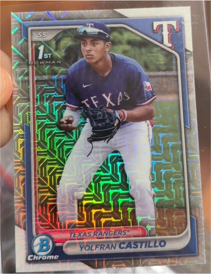 2024 Bowman Chrome #BCP-159 Yolfran Castillo — front