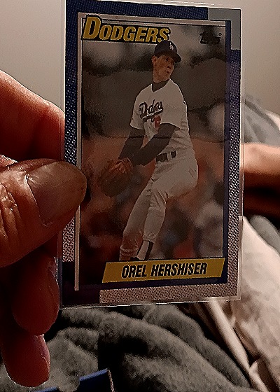 1990 Topps #610 Orel Hershiser — front