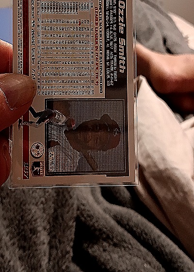1994 Upper Deck #377 Ozzie Smith — back