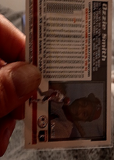 1995 Topps #347 Ozzie Smith — back