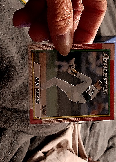 1988 Topps #475 Bob Welch — front