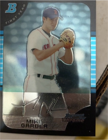 2005 Bowman Chrome #BDP16 Mike Garber — front