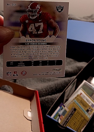2023 Panini #312 Byron Young — back