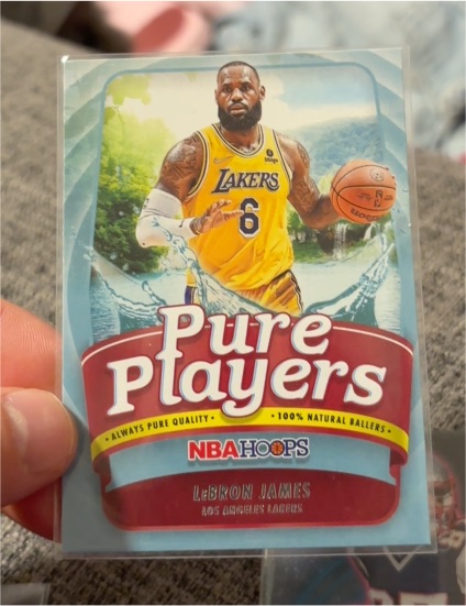 2022-23 Panini NBA Hoops #8 LeBron James Pure Players — front