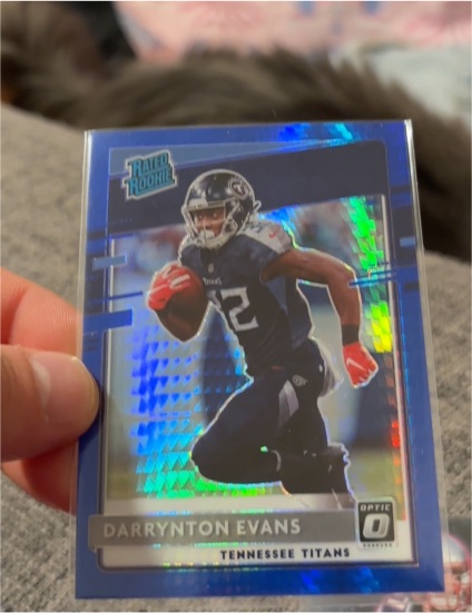 2020 Donruss Optic #183 Darrynton Evans — front