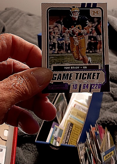 2021 Panini Contenders Draft Picks #29 Tom Brady Game Ticket — front