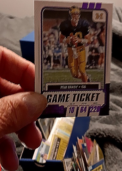 2021 Panini Contenders Draft Picks #8 Tom Brady Michigan Wolverines — front