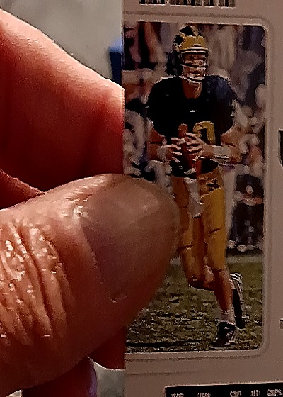 2021 Panini Contenders Draft Picks #8 Tom Brady Michigan Wolverines — back