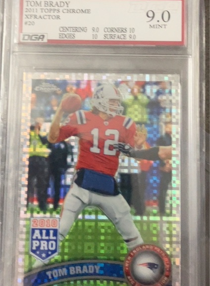2011 Topps Chrome #20 Tom Brady — front