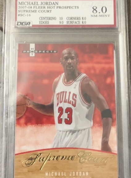 2007-08 Fleer Hot Prospects #SC-16 Michael Jordan Supreme Court — front