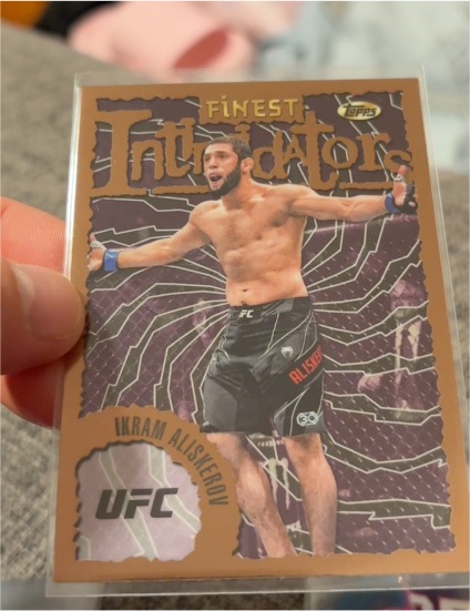 2024 Topps Finest UFC Intimidators #INT-25 Ikram Aliskerov — front