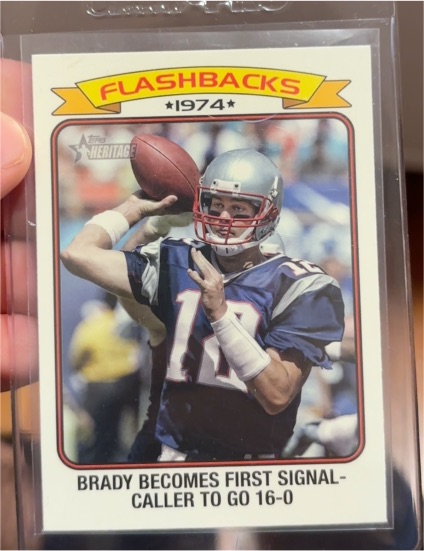 2023 Topps Composite Football Heritage 1974 Flashbacks #FF-19 Tom Brady — front