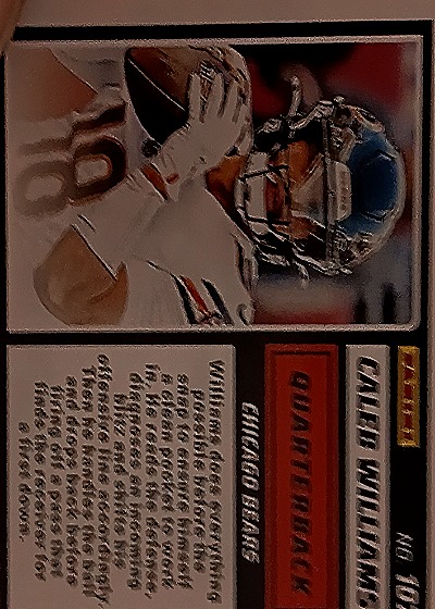 2025 Panini Score A Treat #107 Caleb Williams — back