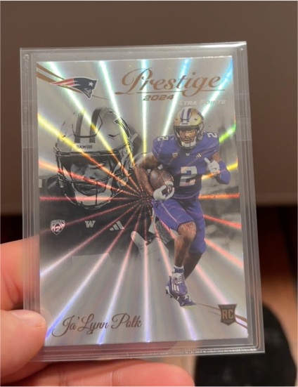 2024 Panini Prestige Xtra Points Sunburst #354 Ja'Lynn Polk — front