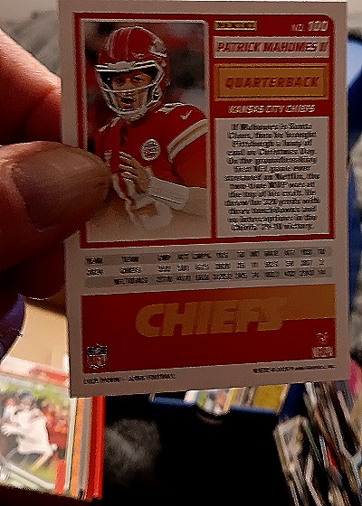 2025 Panini Score A Treat Halloween #100 Patrick Mahomes II — back