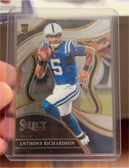 2023 Panini Select #297 Anthony Richardson Club Level Rookie RC — front