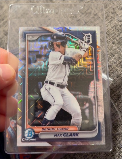 2024 Bowman Chrome #BCP-195 Max Clark — front