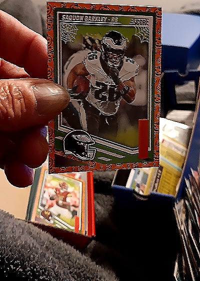 2025 Panini Score-A-Treat #63 Saquon Barkley — front