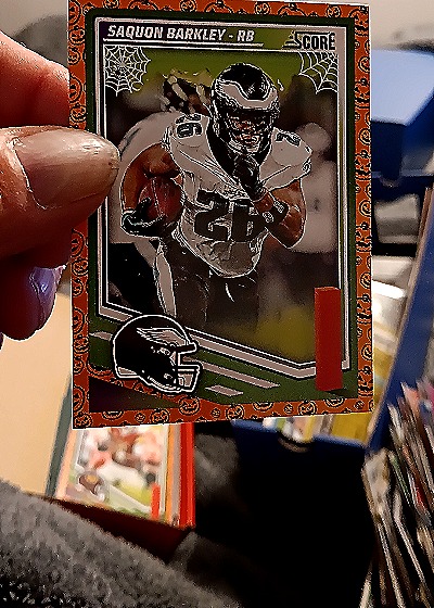 2025 Panini Score A Treat Halloween #61 Saquon Barkley — front