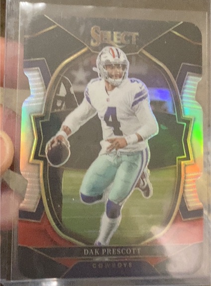 2022 Panini Select #85 Dak Prescott Dallas Cowboys — front