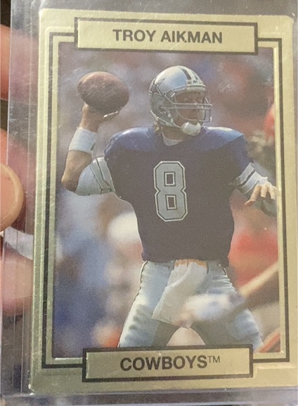 1990 Action Packed #51 Troy Aikman — front