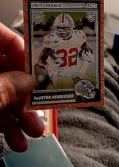 2025 Panini Score A Treat #59 TreVeyon Henderson — front