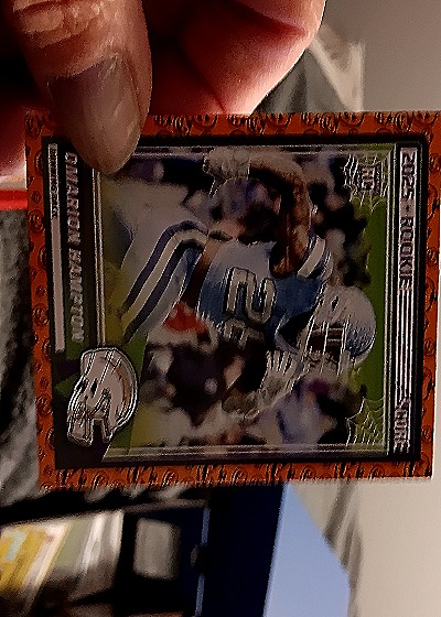 2023 Panini Score #37 Omarion Hampton — front