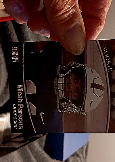 2021 Panini Prizm Draft Picks #10 Micah Parsons Rookie — front
