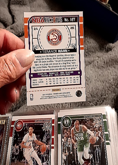 2024-25 Panini NBA Hoops #107 Terance Mann — back