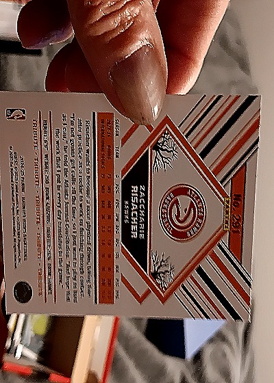 2024-25 Panini NBA Hoops Tribute #286 Z. Risacher — back