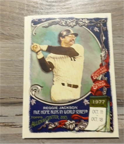 2023 Topps Allen & Ginter Spotless Spans #SS-25 Reggie Jackson — front