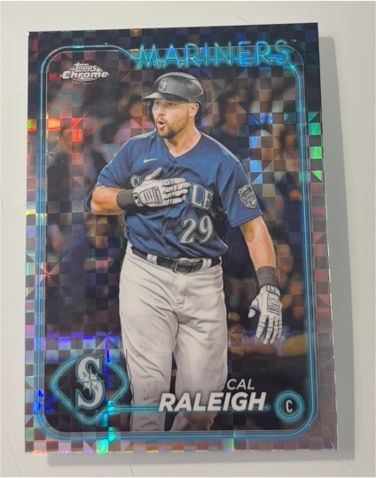 2024 Topps Chrome #119 Cal Raleigh — front