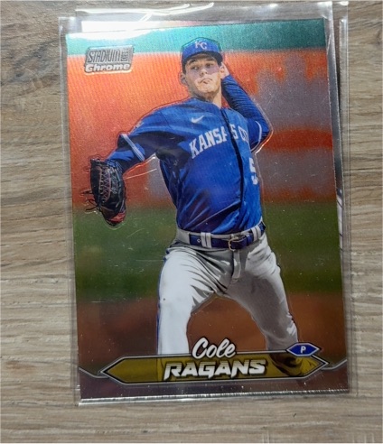 2024 Topps Stadium Club Chrome #199 Cole Ragans — front