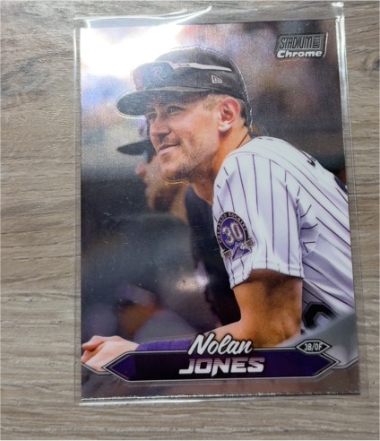 2024 Topps Stadium Club Chrome #179 Nolan Jones — front