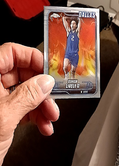 2024-25 Topps Chrome #114 Dereck Lively II — front