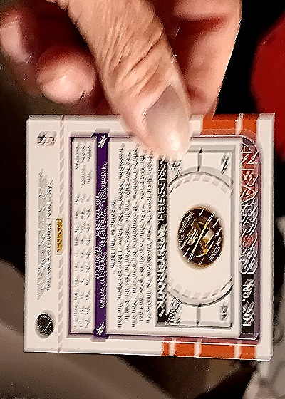 2024 Panini NBA Hoops #M-28 Russell Westbrook — back