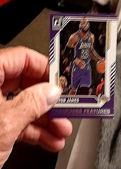 2023-24 Panini Contenders Optic Crown Jewels Prizm #5 LeBron James — front