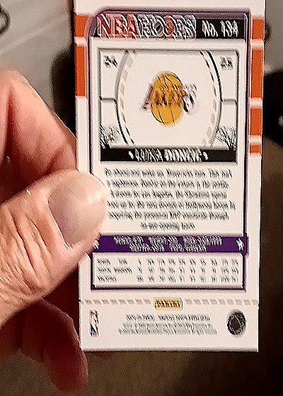 1984 NBA Hoops #184 Lloyd Free — back