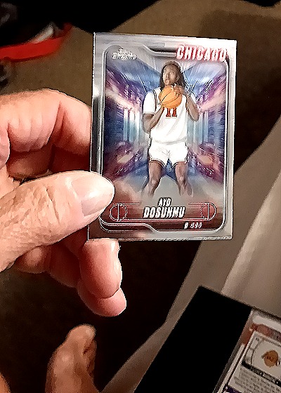 2024-25 Topps Chrome #58 Ayo Dosunmu — front
