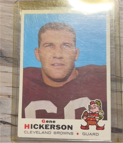 1969 Topps #209 Gene Hickerson — front