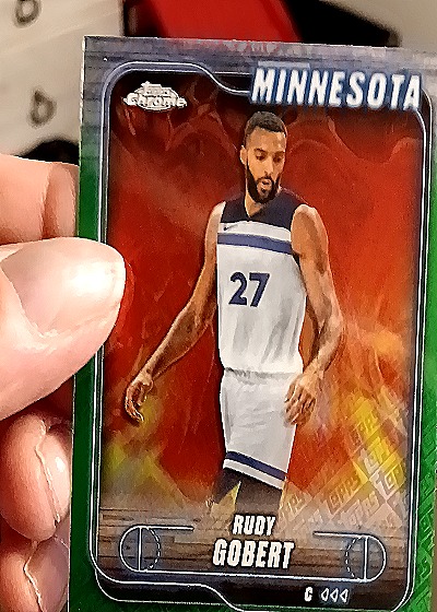 2024-25 Topps Chrome #C 111 Rudy Gobert — front