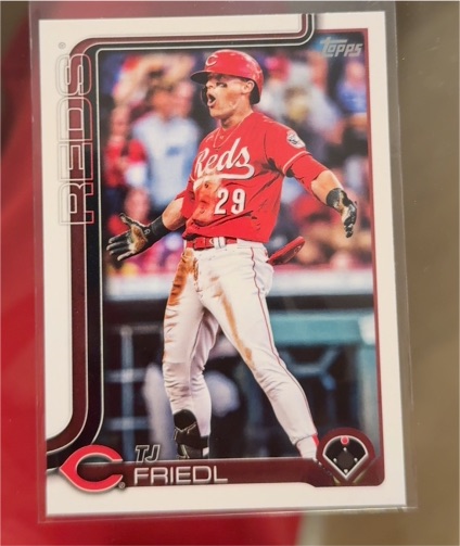 2025 Topps Series 2 #525 TJ Friedl — front