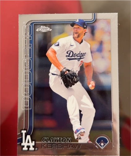 2025 Topps Chrome #88 Clayton Kershaw — front