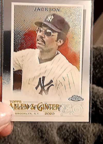 2020 Topps Allen & Ginter Chrome #109 Reggie Jackson — front