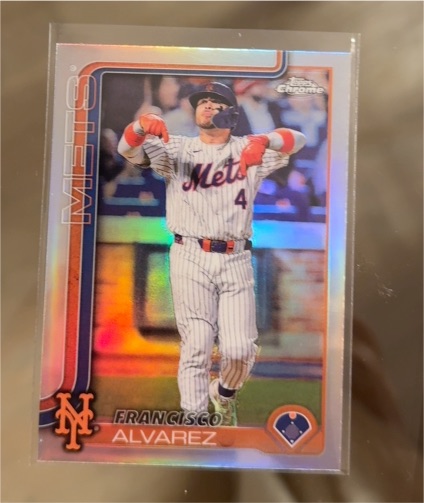 2025 Topps Chrome #171 Francisco Alvarez — front