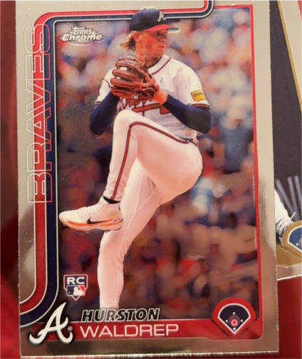 2025 Topps Chrome #253 Hurston Waldrep — front
